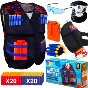 JoyX Tactical Vest Kit Toy with 40 Foam Darts for Kids nerf  rebelle