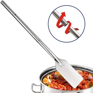 ARC WS090 36 Inch Stainless Steel Mixing Paddle with Threads Removable Handle Long Stir Paddle for Large Batch Cooking Crawfish Boil and Brewing Beer