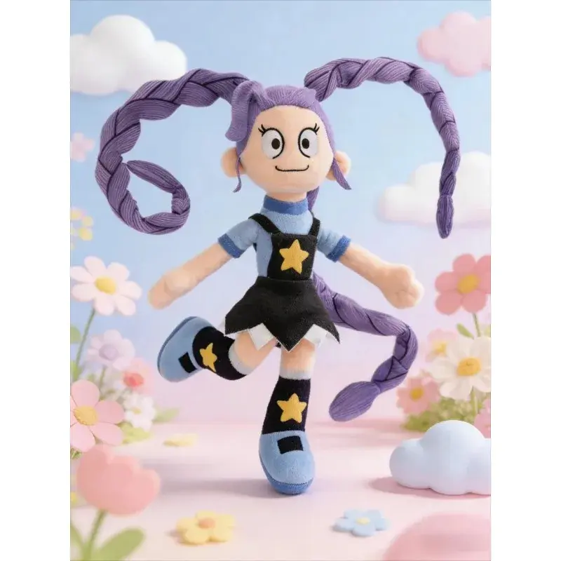 2026 Lily Purple Long Braids Girl Soft Stuffed Doll - Cuddly Cartoon Creature Toy, Birthday Gifts Ideas for Children Holiday Presents (Toys & Hobbies, Stuffed Animals)
