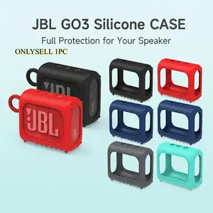 Jbl Go3 Bluetooth-compatible Speaker Silicone Protective Case, Full Protection, Shockproof Anti-Drop, Multiple Colors Available, Fits Horizontally and Vertically