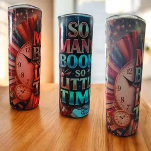 "So many books so little time" Tumbler - 20 Oz