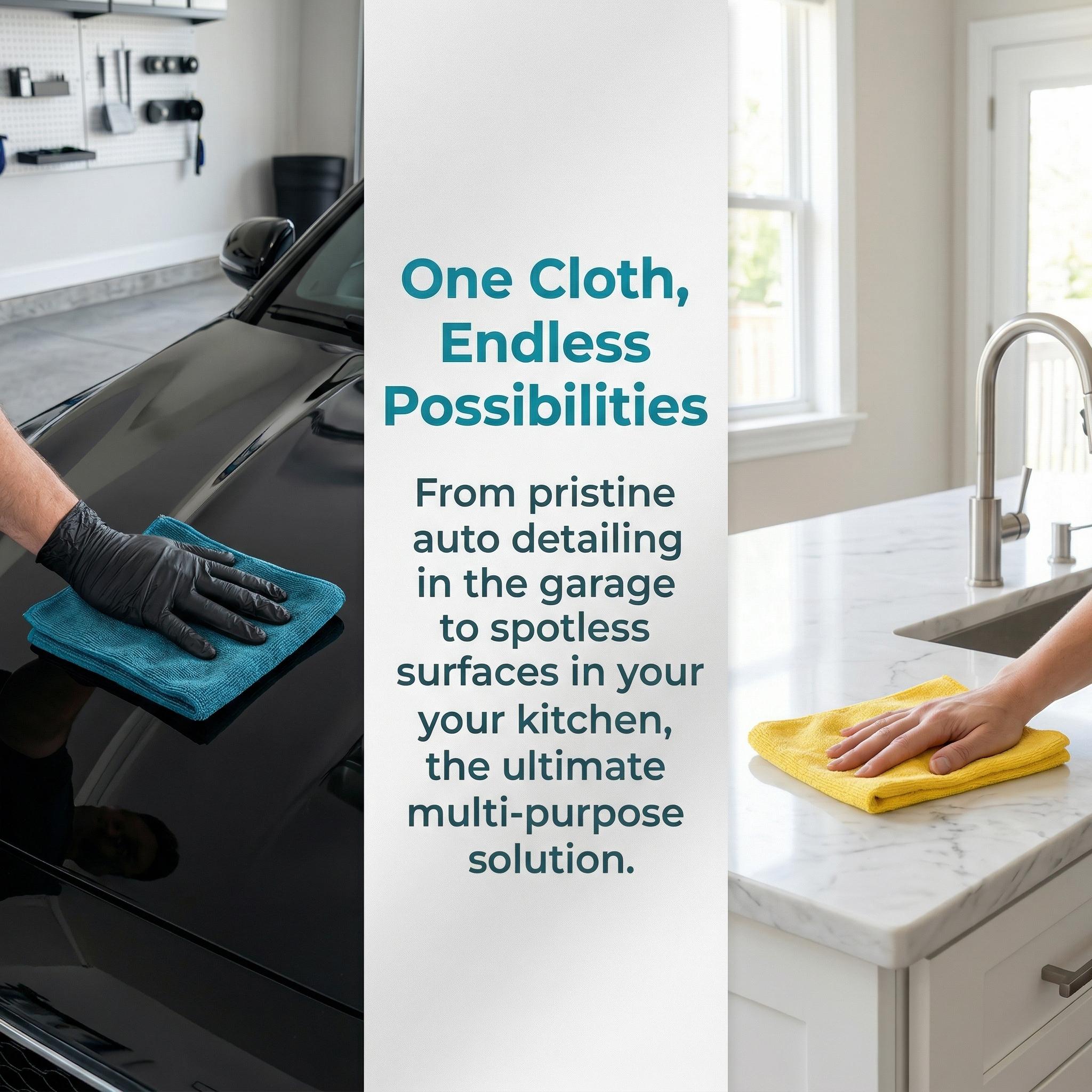 NEW Ultra Absorbent Quick-Dry Microfiber Cloths, 5/10/20/50pcs, 9.84x9.84in, Scratch-Free Microfiber Cleaning Towels, Ideal for Kitchen & Bathroom, Durable & Vibrant Colors