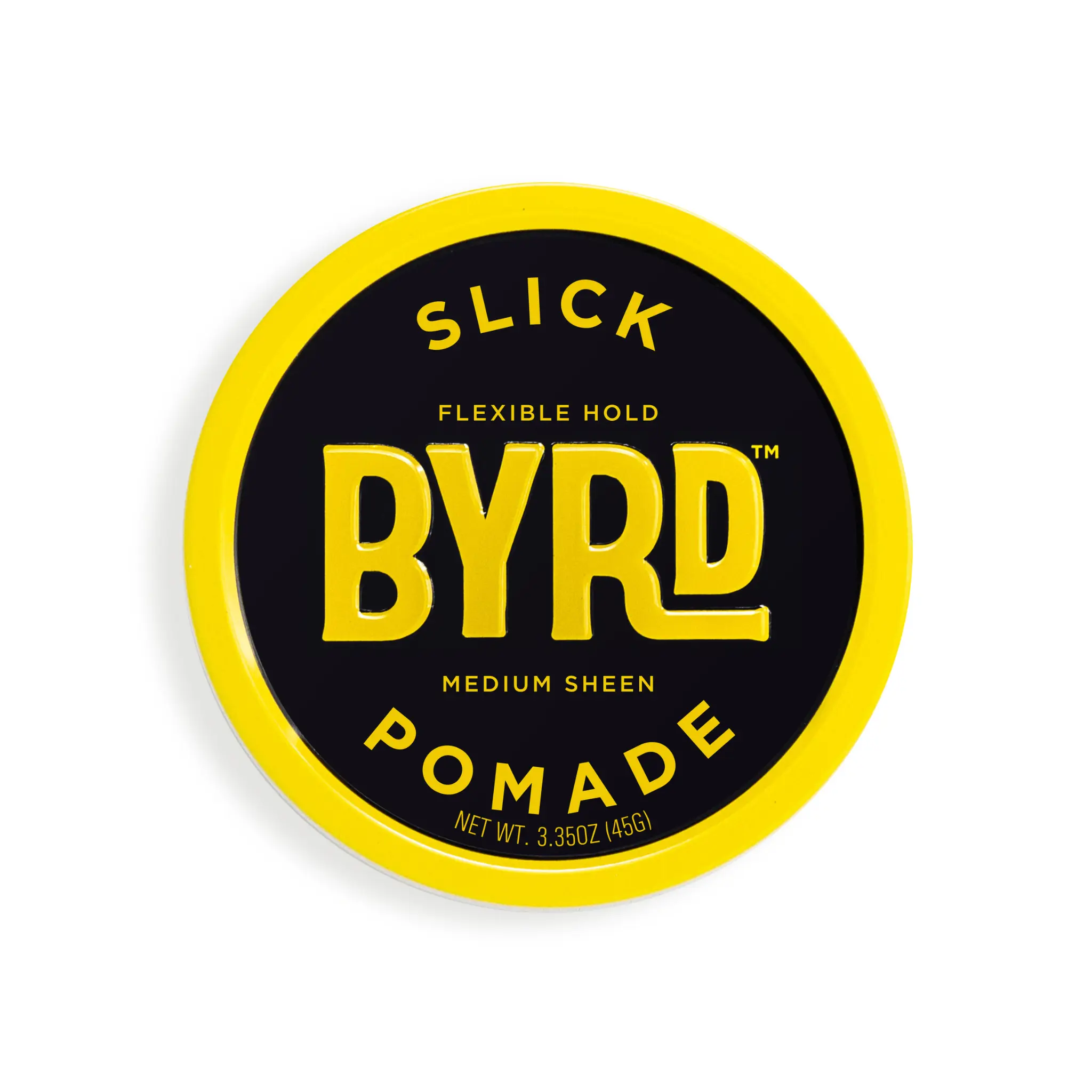BYRD Slick Pomade - Styling Pomade, Flexible Hold, Medium Sheen, For All Hair Types, Mineral Oil Free, Paraben Free, Phthalate Free, Sulfate Free, Cruelty Free, 3.35 Oz