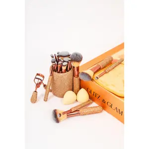 LIMITED EDITION | CHAMPAGNE Glitz & Glam | 26pc Essentials Collection Brush Set | MU9682