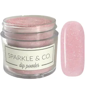 Sparkle & Co dp. 166 Sparkling Bride Mini Dip Powder For Nails - 1 Jar Lasts 5-7 Manis