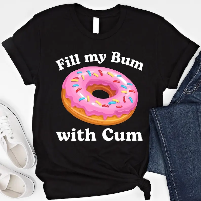 Donut Humor Graphic T-Shirt, Sarcastic Foodie Tee, Funny Gift Shirt