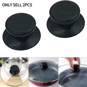 2pcs Universal Lid Knobs Pan Pots Cover Grip Lids Replacement Heat Resistant Replacement Knob Handle for Slow Cookers Skillets Kitchenware Cookware