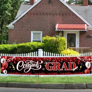 Graduation Banner & Sign Set for 2026 Graduation Party, Backyard Graduation Decorations, Party Decorations Banners, Sequins Graduation Celebration Supplies, Sequins Backdrop Panels
