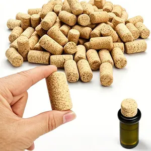 10/30/50 pieces per pack, conical corks, premium bottle stoppers, small wine bottle stoppers, replacement stoppers, wooden beer bottle stoppers, suitable for bars, homes, restaurants, and craft projects.