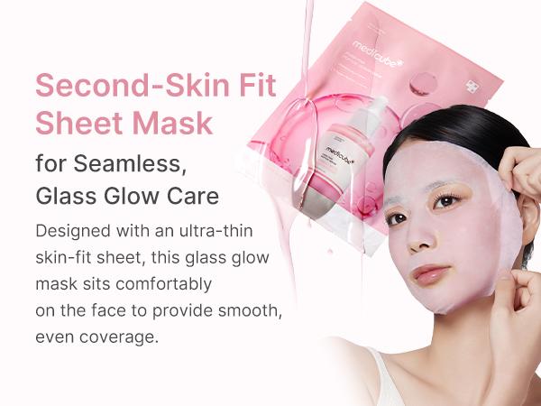 [NEW] [medicube] PDRN Pink Peptide Ampoule Mask 6EA | Signature Salmon PDRN Serum Infused Second-skin Fit Sheet | Uneven Skin Tone Care for Glow & Hydration | K-beauty, Korean Skincare, (23ml x 6ea)