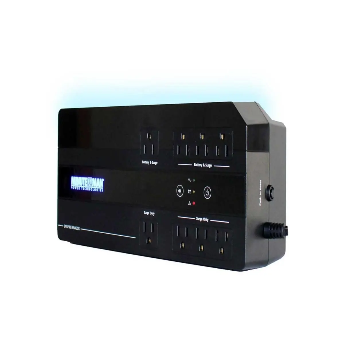 Enspire-G Series 450VA Standby UPS, 4 Battery Outlets, 4 Surge Outlets, USB Port, 7.3 lbs Batteries Included for Computers & Office Desktop Laptop Components