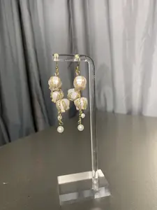 Lily of the Valley | Handmade Drop Earrings - 14K Gold Filled Chain