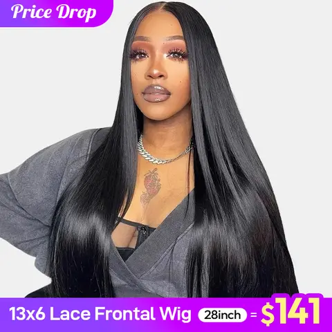 【Clearance】FORGIRL FOREVER Wear And Go Straight Wig Pre Plucked 13x6 Wear Go Glueless Wigs Pre Cut 7x5 Transparent Lace Closure Wigs Beginner Friendly #Sohochic