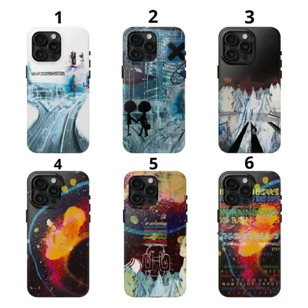 Trendy Band Radi0head Phone Case New Album Phone Case Compatible for iPhone 17 Promax 16 15 14 13 12 11