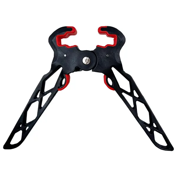 Archery Bow Stand Folding Compound Bow Stands Bow Jack Limbs Clamp Kickstand Ground Holder for Outdoor Accessories (Standard) Recurve Bow Carbon