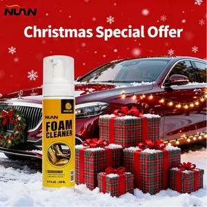 NUAN-Christmas Deal! Lemon Foam Cleaner – 120ML Deep Clean for Car Interior Leather & Plastic, Stain Removal Power Maxed!