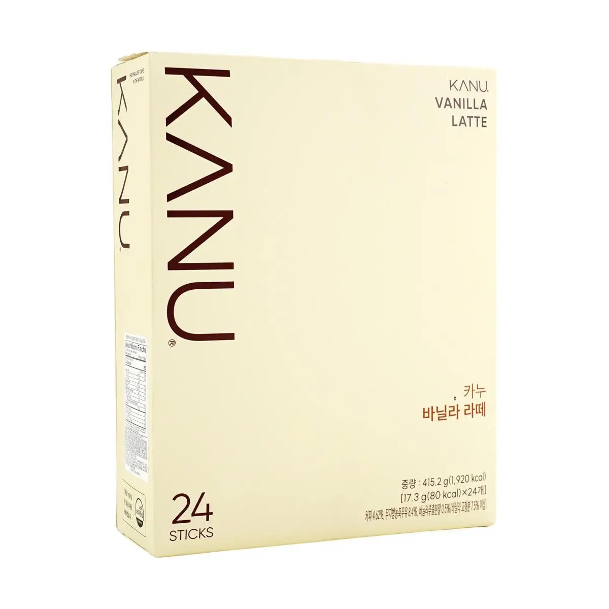 KANU Vanilla Latte Coffee Mix 415.2g - Korean Instant Coffee, "Hospital Playlist" & Gong Yoo/Jang Ki Yong "As Seen On"