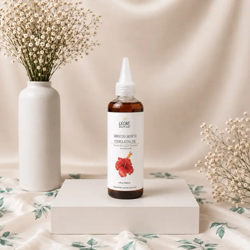 Hibiscus Growth-Stimulating Oil Made For All Hair Types Nourishes Scalp  Haircare Strengthens Follicles