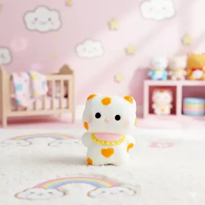 Furry kitten taba squishy toys handmade full silicone reborn squishyies,gifts for girls and boys