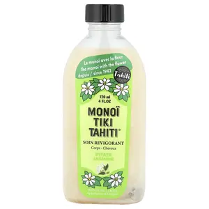 Monoi Tiare Tahiti Monoi Tiki Tahiti®,, Coconut Oil, Pitate Jasmine, 4 fl oz (120 ml)