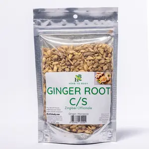 Herb To Body Ginger Root C/S | Cut & Sifted | Zingiber Officinale | Wildcrafted | 4oz Herbal Spice