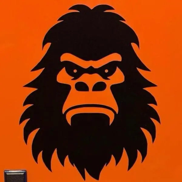 Off-Road Trail Boss Decal Premium Weatherproof Vinyl Bigfoot Silhouette 4x5 Inches for Trucks Laptops Water Bottles