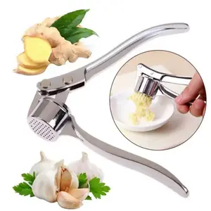 Stainless Steel Garlic Masher, Manual Ginger Juicer, Kitchen Tool Accessories, Hand Pressing Device, Garlic Grinder, Durable and Easy to Use, Kitchen Gadgets, Kitchen Utensils