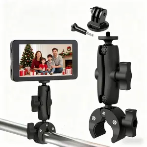 Super Clamp Mount for Gopro Hero 13/12/11, Insta360 X3/x4, Dji Accessories, Bike Handlebar Support Stand for Bicycles & Motorcycles