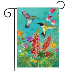 Hummingbird Greeting Flag