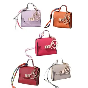 5PCS Elegant Bag Pendant & Car Key Pouch - VersatileLightweight Mini Lipstick and Earbud Case DesignerAccessory Gift for Women Trending ondealsforyoudays Fashion Purses Top HandleHandbags.Key chains, perfect for holiday gifts Organized Storage