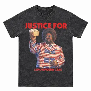 Justice for lemon pound cake shirt BATTERAM Afroman Vintage US sweatshirt Unisex full Cotton, Oversized tshirts for Women&Men,Washed graphic tees
