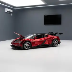 1:32 Scale Alloy Car Model with Fixed Base, Collectible Diecast Metal Car Decor, Home Decoration, Ideal Gift for Christmas Halloween Birthday