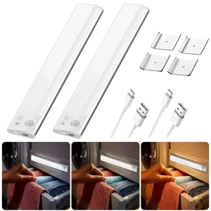 Under Cabinet Lights,Motion Sensor Night Light Indoor,1500mAh USB Rechargeable Light,Magnetic Installation Dimmable Lights for Kitchen,Wardrobe,Pantry, Closet,Bathroom,Stairs,Sink Cabinet,Garage,Thanksgiving decor,Holiday Haul,Christmas gifts