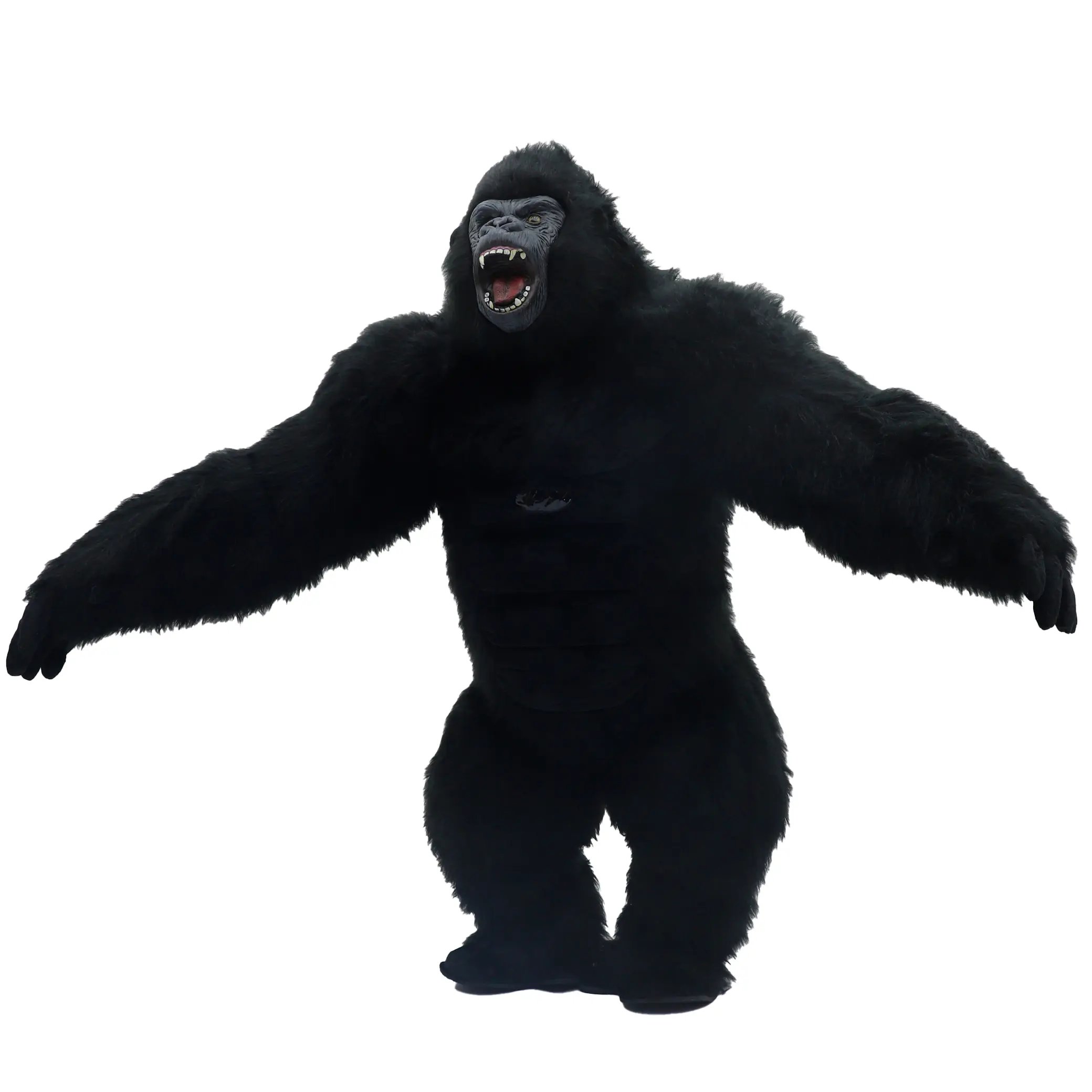 8.2 ft tall inflatable gorilla costume set, women’s cosplay inflatable outfit set, suitable for Halloween and holiday events, costume set, inflatable outfit set