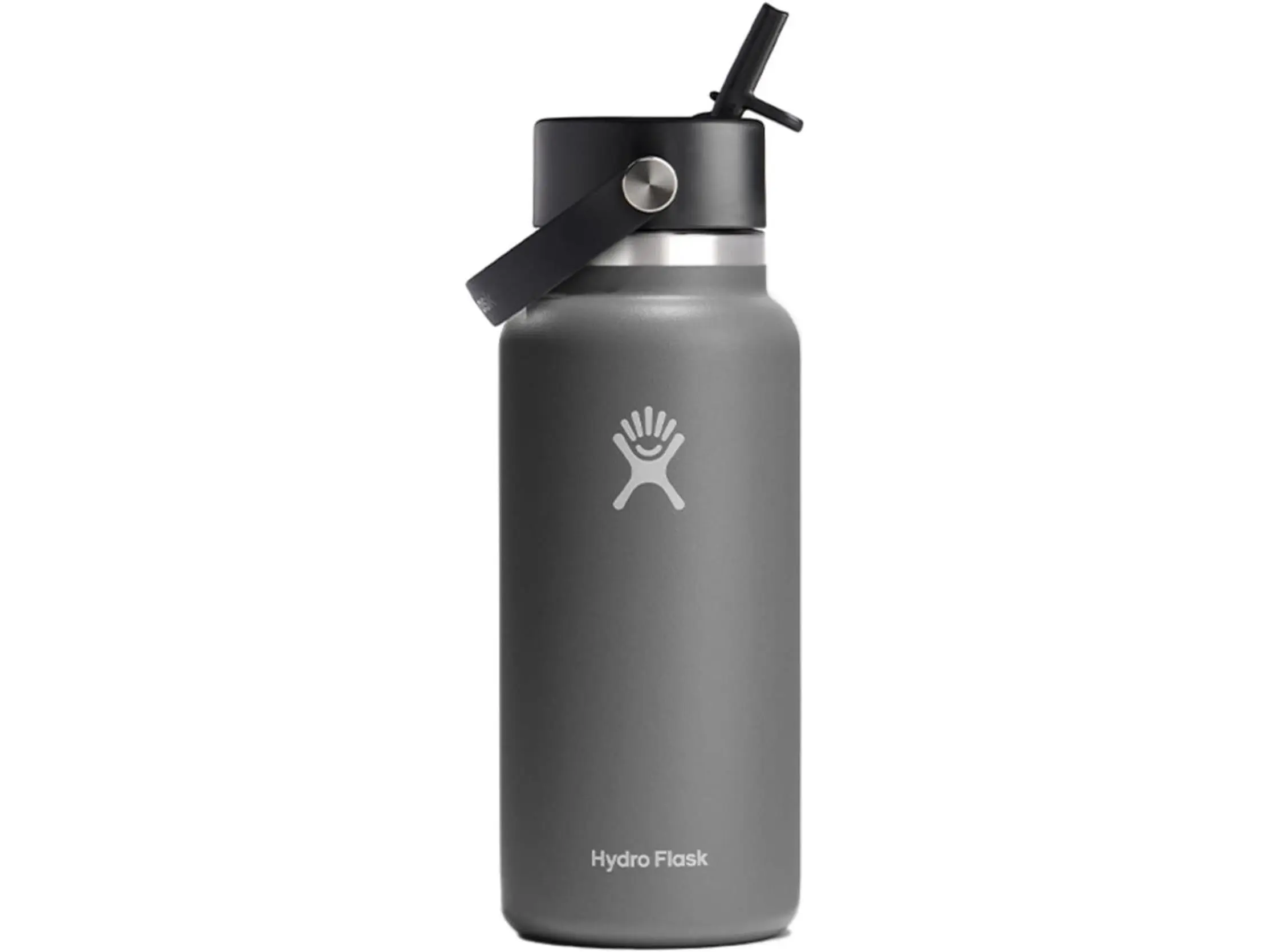 Hydro Flask W32BFS010 32oz Vacuum Insulated Stainless Steel Water Bottle - Leakproof Wide Mouth Closeable Straw Lid, Double Wall Kitchen Drinkware Vacuum Flask