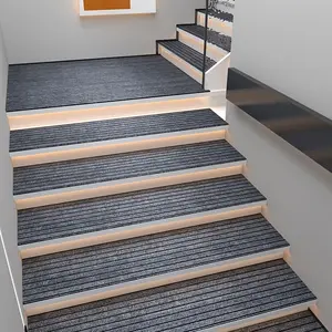 8 Non-Slip Xpe + Polyester Fiber Carpet Tiles, 5mm Thick, Noise Reduction, Easy Clean, Moisture-Resistant, Ideal for Bedroom, Bathroom, Stairs