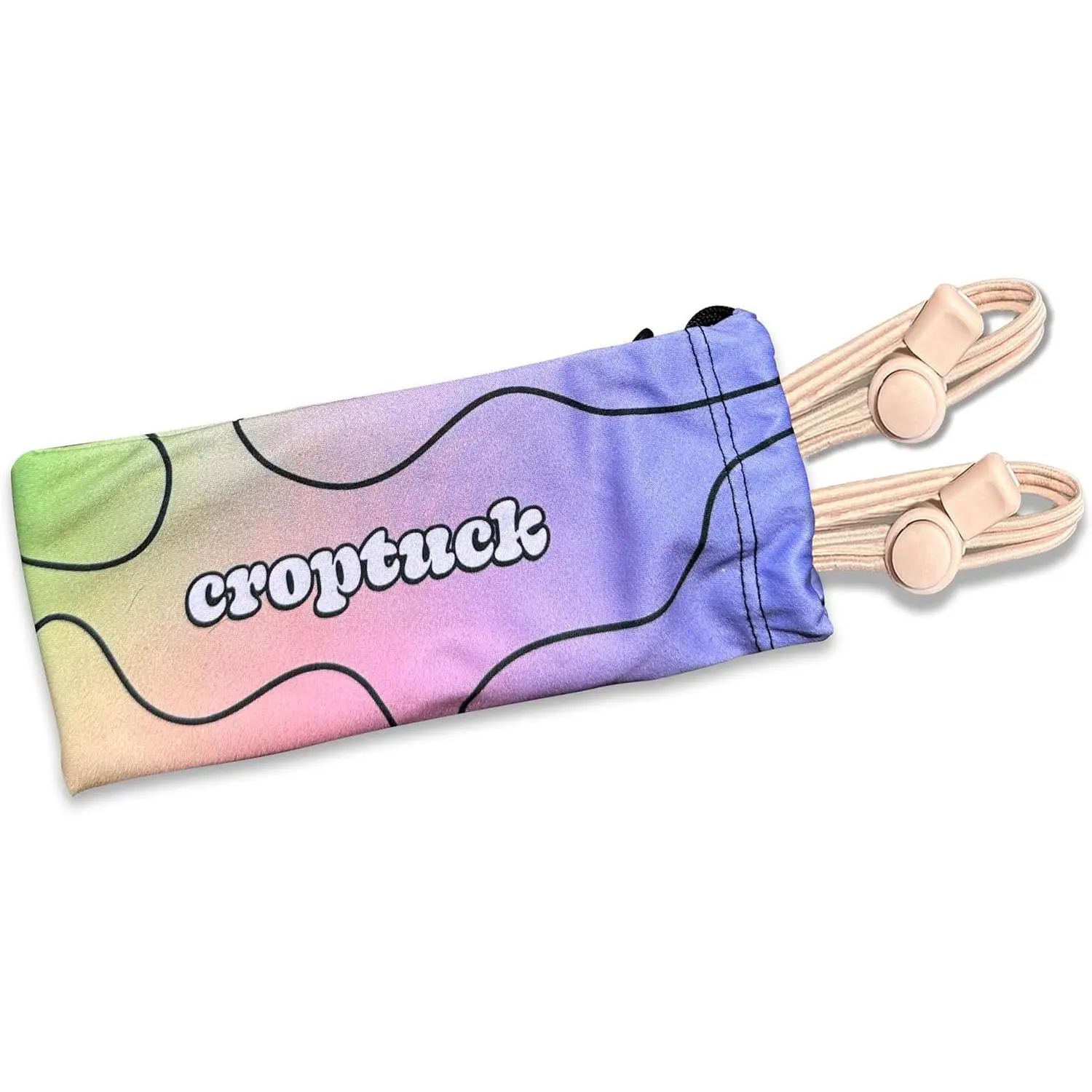 Croptuck Original Adjustable Elastic Belt - Waist Tool for Tucking Shirts, Sweaters