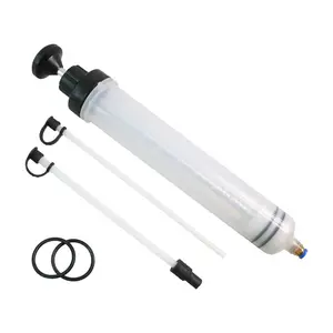 Manual barrel-type oil pump, oil change and brake fluid draining tool, universal manual pump for cars and motorcycles, suitable for both dispensing and pumping various liquids.