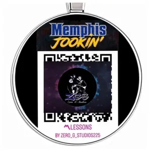 Zero G Memphis Jookin' Lessons Keychain by Zero G Studios225 - Unique Design for Dance Enthusiasts