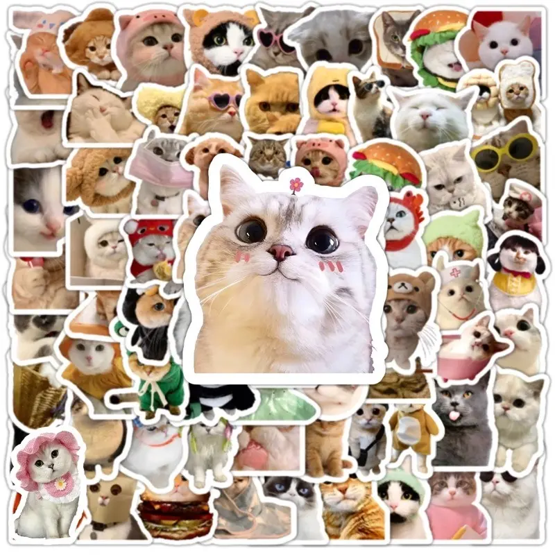 Random Cute Sticker Pack – Kawaii Waterproof Vinyl Decals for Laptop, Water Bottle, Phone Case & Journal