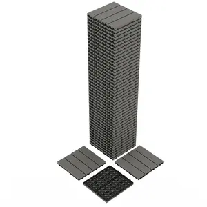 Waterproof Patio Deck Tiles Wood Floor Tiles Indoor & Outdoor Flooring for Balcony, Porch, Pool, Backyard, Garden, Multiple Packs