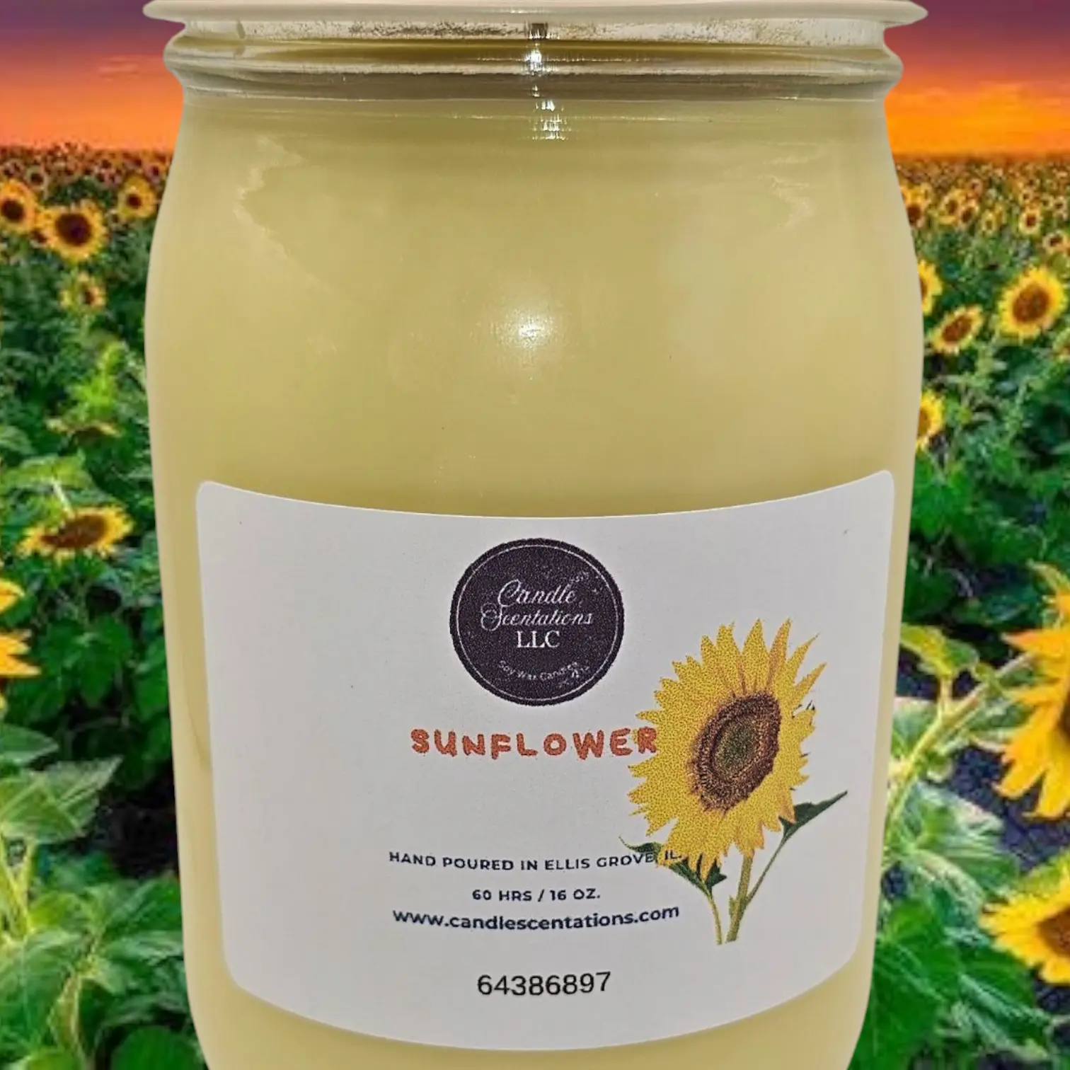 Sunflower 16 oz. Candle Sunflower 16 oz. Candle