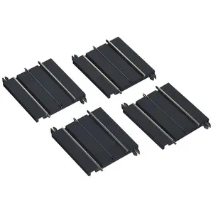 212 MAIN O Scale EZ Street Modular Snap-Together Track Section, 2.5 in Radius Straight Piece - 4-Piece Set for Outdoor Model Railroading Leisure Activities
