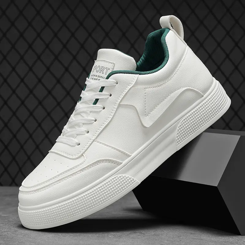 Men's Business Casual Sneakers | Waterproof PU Leather & Non-Slip PVC Sole | Perfect for Office Meetings & Daily Commutes | Lightweight Professional Walking Shoes