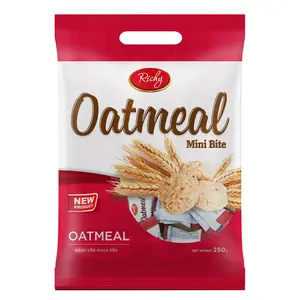 RICHY OATMEAL MINI BITE 250g - Full Bag of Energy Boosting Snack