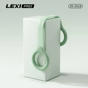 LEXI Resistance Bands Figure 8 Exercise Bands for Women Silicone Material Expander Band for Arms Chest Home Gym Yoga Equipment Quick Workout for Muscle Toning Physical Therapy Stretching Gear - Fitness Accessories