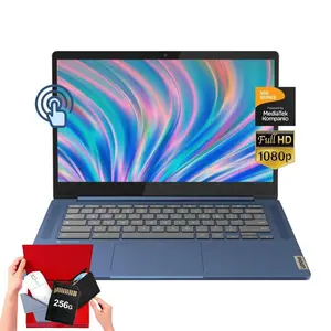 Lenovo Slim 3 Chromebook Laptop, 14" FHD Touchscreen Computer, 8-Core MediaTek Kompanio 520 Processor, 4GB RAM, 320GB Storage(64GB eMMC + 256GB Micro SD), Wi-Fi 6, Webcam, Chrome OS