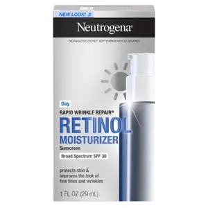 Neutrogena Retinol Face Moisturizer with SPF 30 Rapid Wrinkle Repair, Sunscreen, 1 fl. oz, Anti-Aging Benefits, UV Protection,