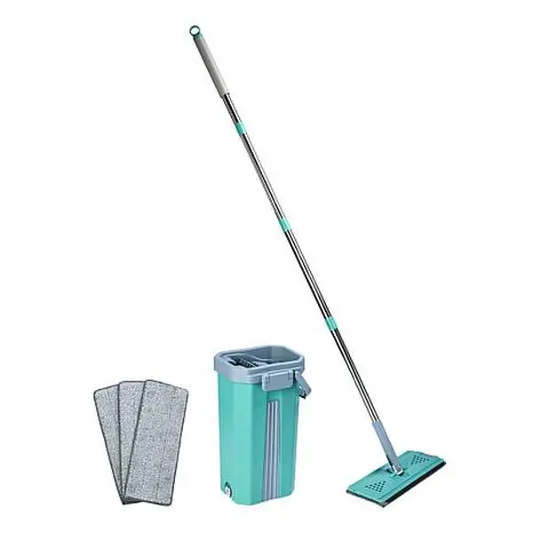 Microfiber 4-in-1 Handimop and Bucket with 4 Reusable Pads
