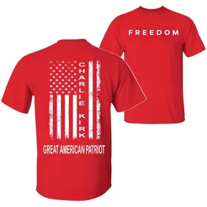October 14th Red T-Shirt, Remembrance Ceremony Honoring Charlie Kirk, Wear Red on October 14th as CJK Day Tee, C.K. Birthday Tee, Unisex Graphic Tee
